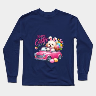 Maltipoo Easter Bunny Long Sleeve T-Shirt